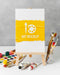 Free Arrangement With Watercolors And Canvas Psd