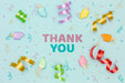 Free Artistic Concept With Thank You Message Psd
