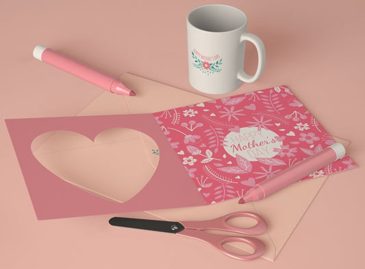 Free Assortment For Mother'S Day Scene Creator With Card Psd