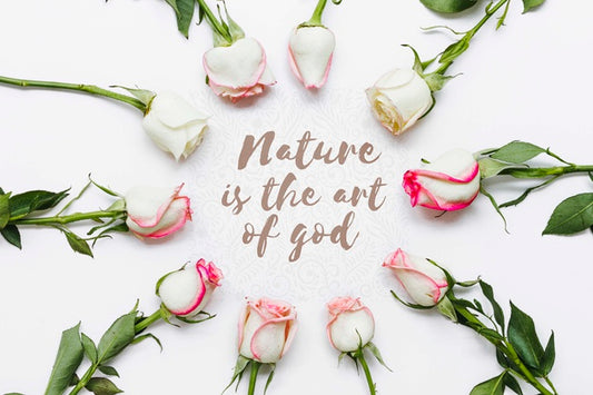 Free Assortment Of Beautiful Flowers Concept Psd