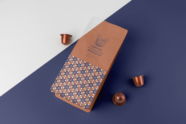 Free Assortment Of Coffee Shop Elements Mock-Up Psd