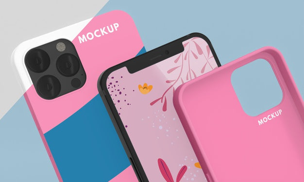 Free Assortment Of Phone Case Mock-Up Psd