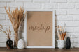 Free Assortment With Mock-Up Frame Indoors Psd