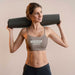 Free Athletic Woman Holding Yoga Mat Psd