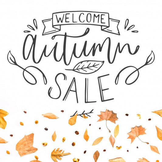 Free Autumn Mockup With Leaves Psd