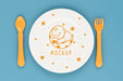 Free Baby Feeding Elements Composition Psd