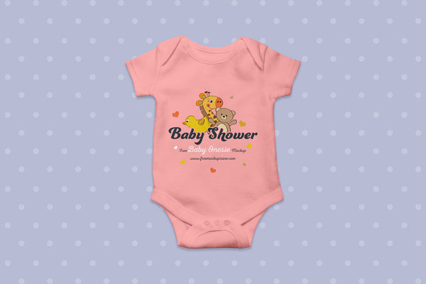 Free Baby Onesie Mockup