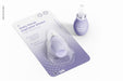 Free Baby Silicone Nasal Aspirator Blister Mockup, Top View Psd