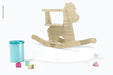 Free Baby Wooden Rocking Horse Mockup Psd