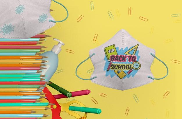 Free Back To School Concept Mock-Up Psd
