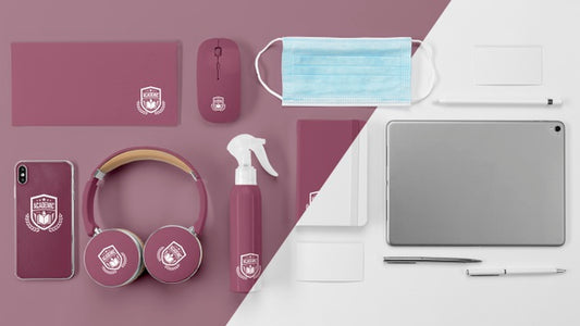 Free Back To School Concept Mock-Up Psd