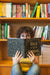 Free Back To School Concept With Girl Reading Book In Library Psd