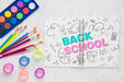 Free Back To School Items With Watercolors Psd