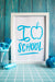 Free Back To School Supplies With White Frame Psd