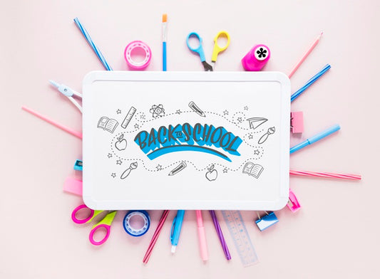 Free Back To School Trends With White Board Psd