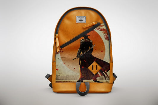 Free Bagpack Mock Uporange Psd