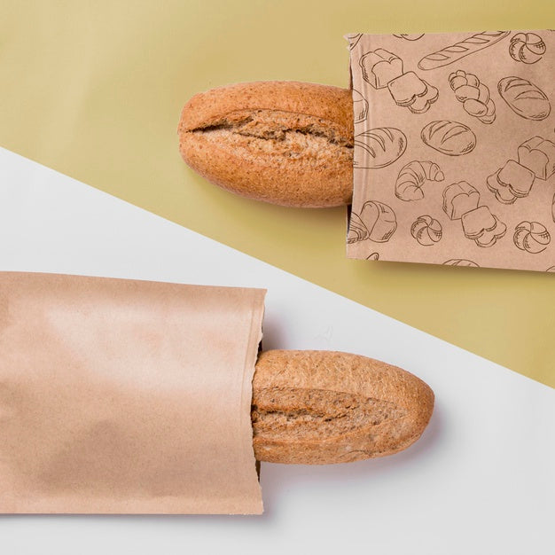 Free Bakery Goods Concept With Mock-Up Psd