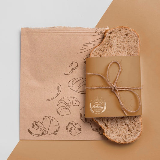 Free Bakery Goods Concept With Mock-Up Psd