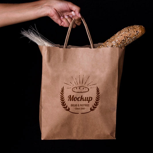 Free Bakery Goods Concept With Mock-Up Psd