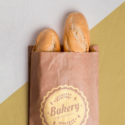 Free Bakery Goods Concept With Mock-Up Psd