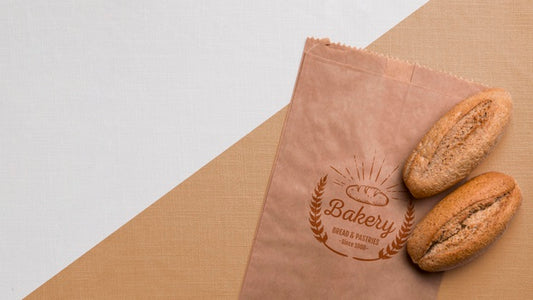 Free Bakery Goods Concept With Mock-Up Psd