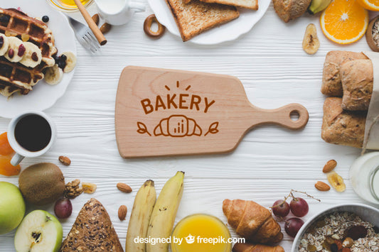 Free Bakery Mockup Psd