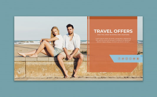 Free Banner Mockup With Image Psd