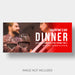 Free Banner Template Restaurant Couple Valentine'S Day Psd