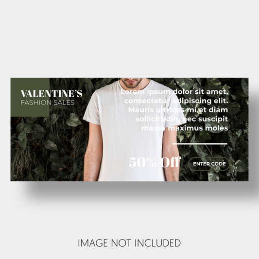 Free Banner Template Sales Valentine'S Day Psd