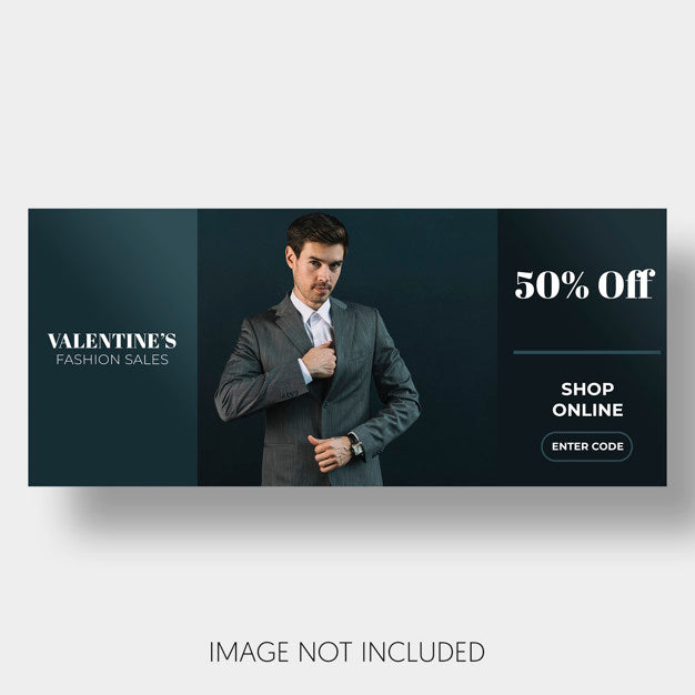Free Banner Template Sales Valentine'S Day Psd