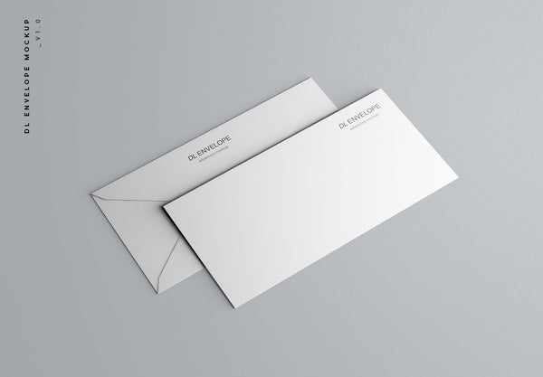 Free Baronial Dl Envelope Mockup