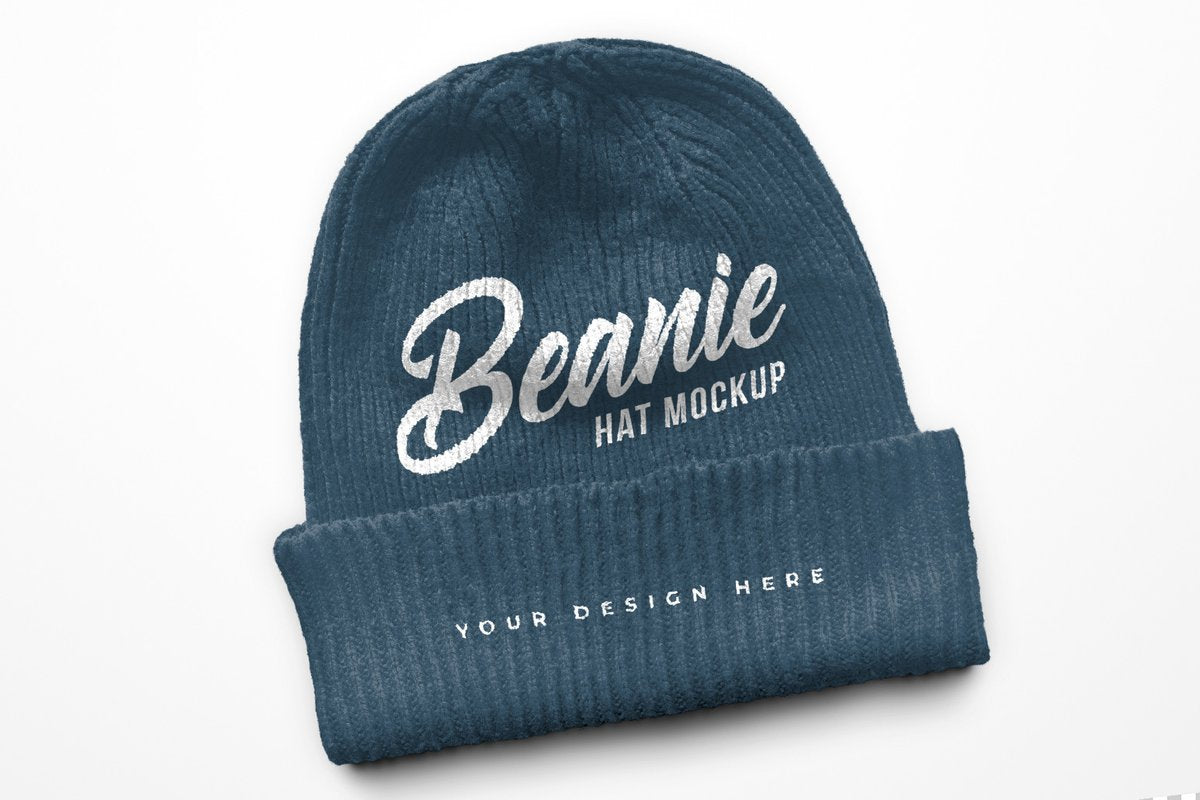Free Beanie Winter Hat Mockup
