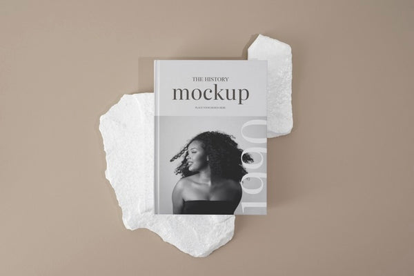 Free Beautiful Book Cover Mockup Psd