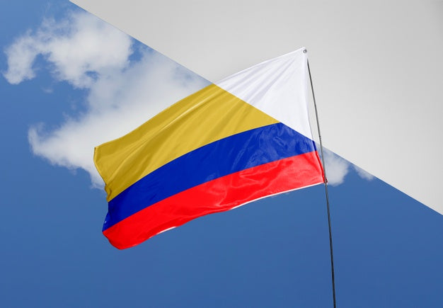 Free Beautiful Flag Concept Mock-Up Psd