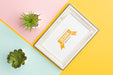 Free Beautiful Frame Concept Mock-Up Psd