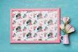 Free Beautiful Frame Mockup With Floral Decoration Psd
