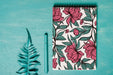 Free Beautiful Notebook Cover Mockup With Floral Decoration Psd