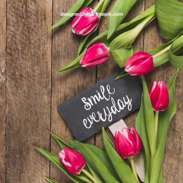 Free Beautiful Roses And Sign Psd