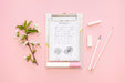 Free Beautiful Stationery Minimal Concept Psd
