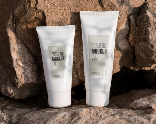Free Beauty Care Cosmetic Product Mock Up Psd