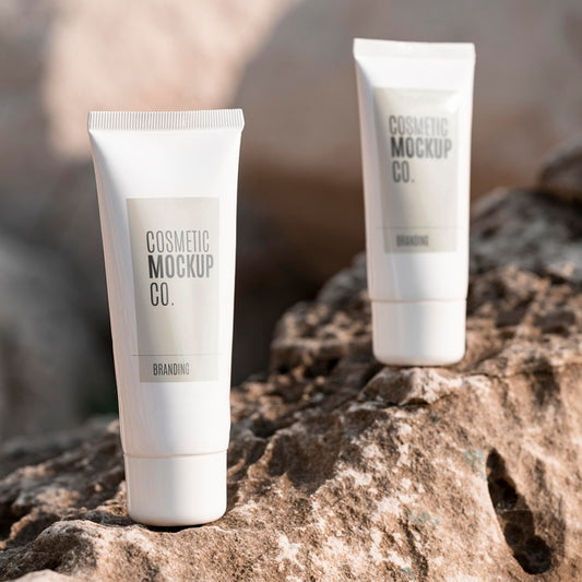Free Beauty Care Cosmetic Product Mock Up Psd
