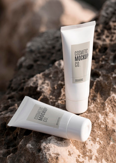 Free Beauty Care Cosmetic Product Mock Up Psd