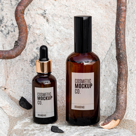 Free Beauty Care Cosmetic Product Mock Up Psd