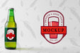Free Beer Bottle With Mock-Up Packaging Psd