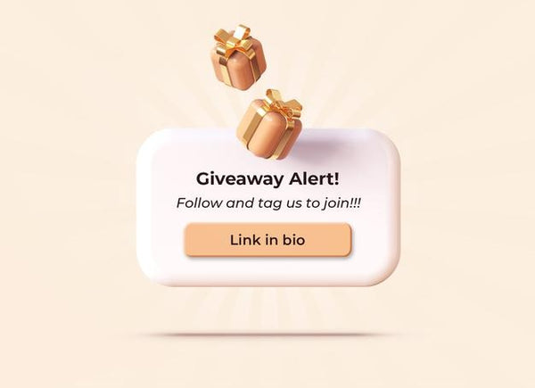 Free Beige Giveaway Reminder Alert In 3D Design Mockup Template Psd