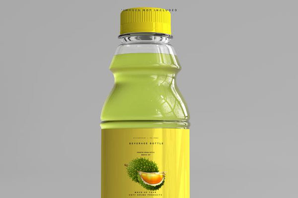 Free Beverage Bottle Mockup Psd