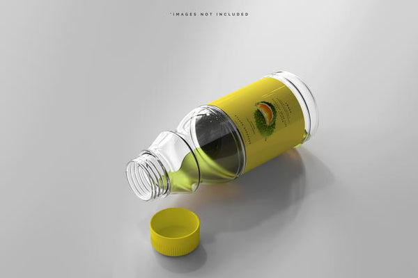 Free Beverage Bottle Mockup Psd