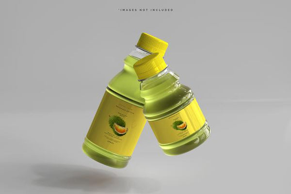 Free Beverage Bottles Mockup Psd