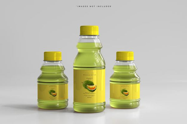 Free Beverage Bottles Mockup Psd