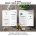 Free Bi-Fold Brochure Or Invitation Mockup With Still Life Concept Psd